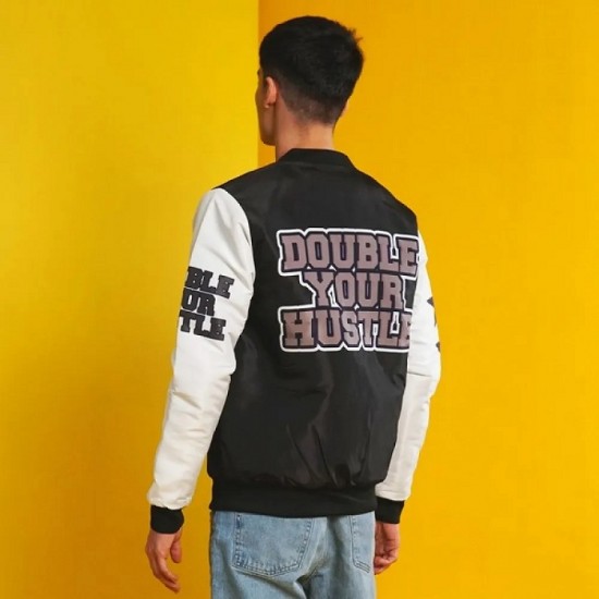 Double Your Hustle Bomber Jacket