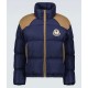 8 Moncler Palm Angels Kelsey Down blue Jacket