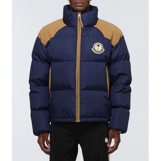 8 Moncler Palm Angels Kelsey Down blue Jacket