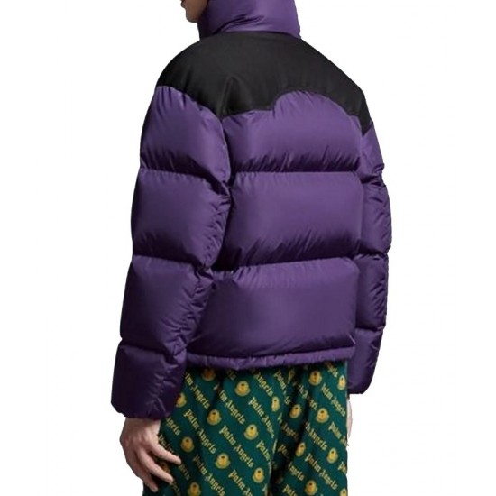 8 Moncler Palm Angels Kelsey Down purple Jacket