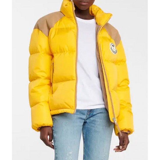 8 Moncler Palm Angels Kelsey Down yellow Jacket