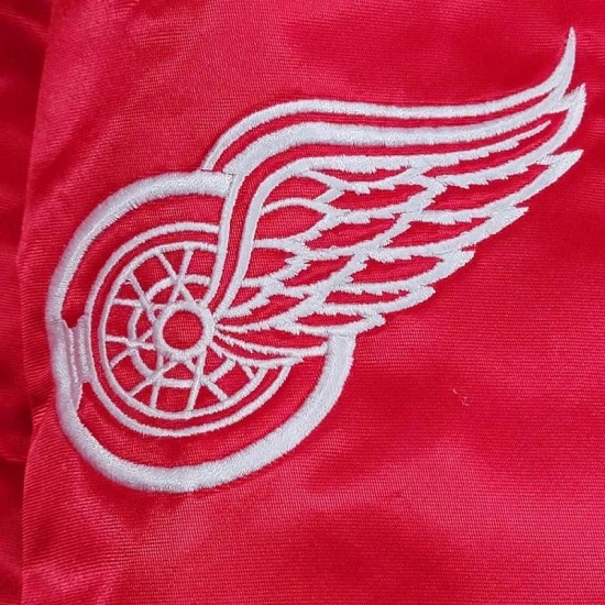 80’s Detroit Red Wings Red Bomber Jacket