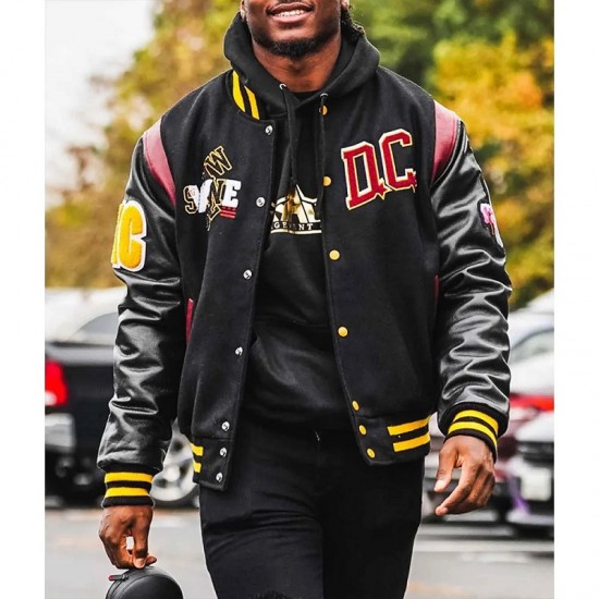 90th Anniversary Washington Commanders DC Varsity Jacket