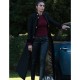 A Discovery of Witches Aiysha Hart Black Wool Coat