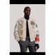 Off White AC Milan Varsity Bomber Off White Jacket