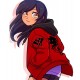 Aaron Lycan Aphmau Fleece Red Hoodie