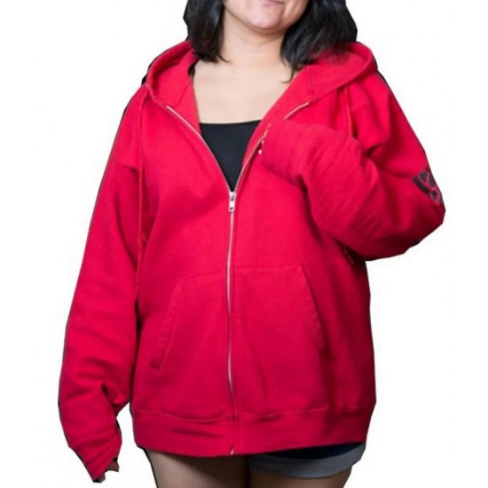 Aaron Lycan Aphmau Fleece Red Hoodie