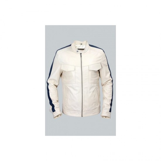 Aaron Paul Need For Speed White Jacket