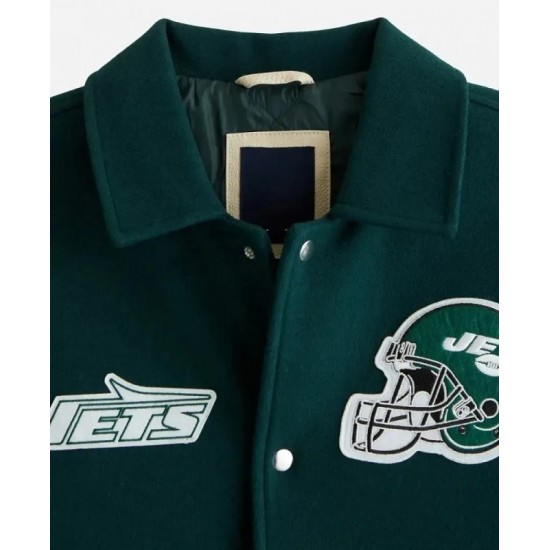 Abercrombie New York Jets Varsity Jacket