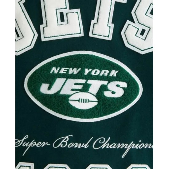 Abercrombie New York Jets Varsity Jacket