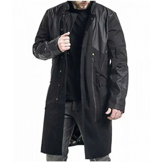 Adam Jensen Deus Ex Nylon Black Coat