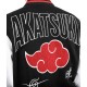 Akatsuki Black and White Varsity Jacket