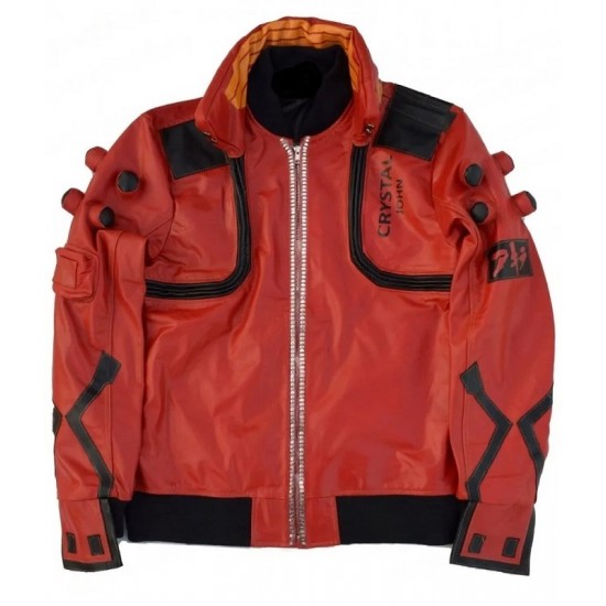 Akira Kaneda Cyberpunk 2077 Red Leather Jacket