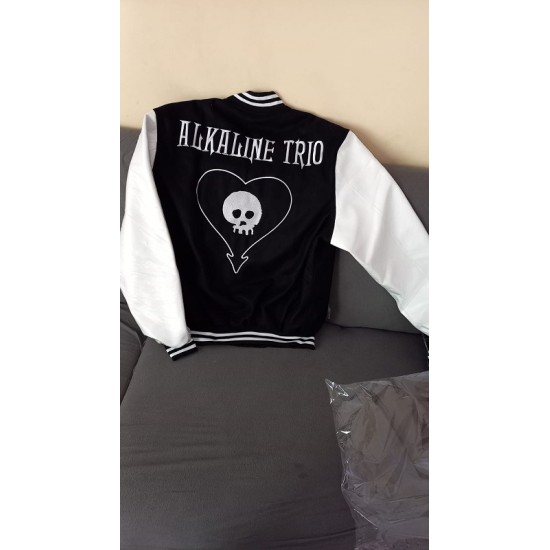 Alkaline Trio Skull Varsity Biker Jacket