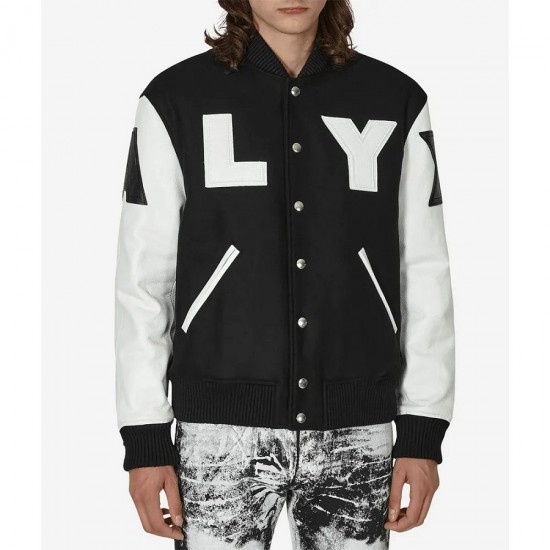 Alyx Black and White Varsity Jacket