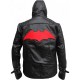 Arkham Knight Black Hooded Bat Style Vest and Jacket