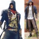 Assassin's Creed Unity Arno Victor Dorian Denim Cosplay Hoodie Coat