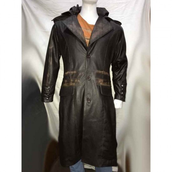 Assassins Creed Syndicate Jacob Frye’s Leather Costume Coat