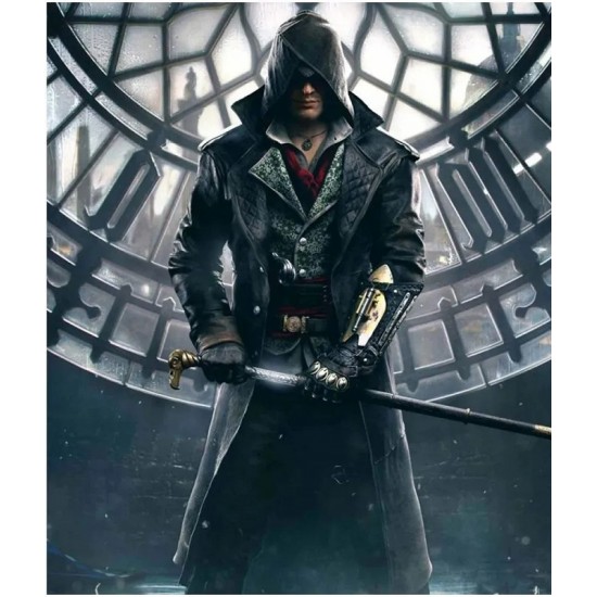 Assassin’s Creed Syndicate Jacob Leather Trench Coat Costume