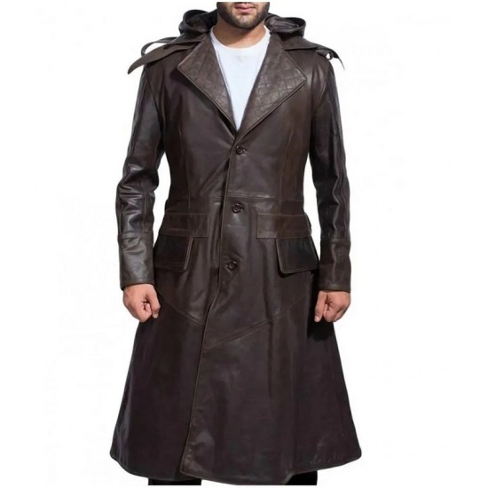 Assassin’s Creed Syndicate Jacob Leather Trench Coat Costume