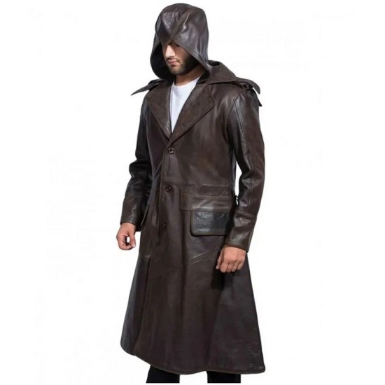 Assassin’s Creed Syndicate Jacob Leather Trench Coat Costume