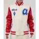 Atlanta Braves Mash Up Off White Varsity Jacket