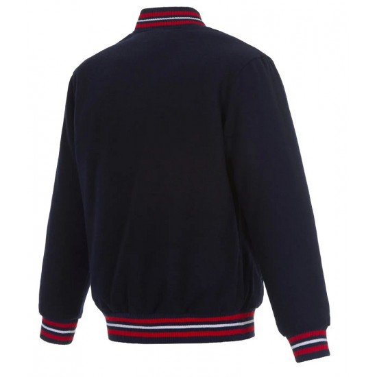 Atlanta Braves Navy Blue Varsity Jacket