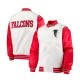 Atlanta Falcons Starter Red and White Jacket