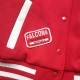 Atlanta Falcons White and Red Varsity Jacket