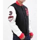 Atlanta Hawks Black and White Varsity Jacket