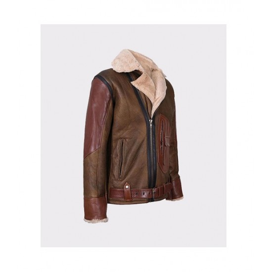 Aviator Raf B3 Men’s Leather Bomber Flying Jacket