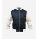 Baby Driver Ansel Elgort Varsity Bomber Jacket