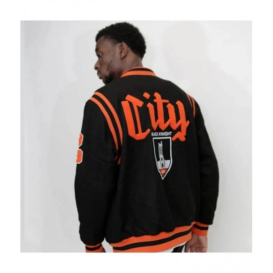 Baltimore City College Navy Blue Varsity Jacket