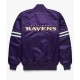 Baltimore Ravens Purple Satin Jacket