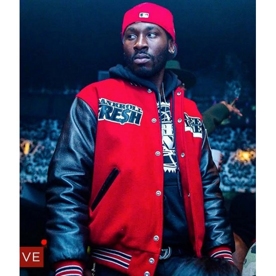 Bankroll Fresh Street Money Worldwide Letterman Jacket