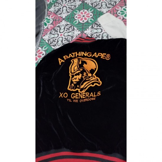 Bape A Bathing Ape XO Generals Velvet Jacket