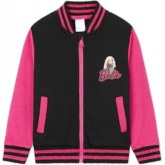 Barbie Girls Baseball Varsity Jacket