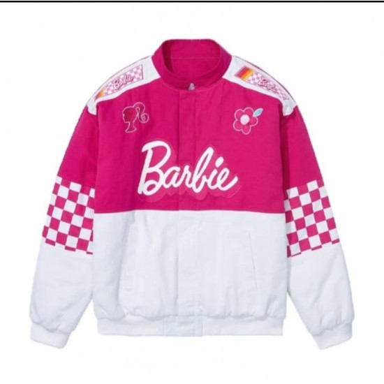 Barbie Pink Racer Motorcycle Jacket