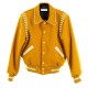 Bare Knuckles Western Varsity Wool Yellow Jacket