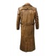 Bat-man Knightmare Dawn of Justice Brown Leather Long Trench Coat