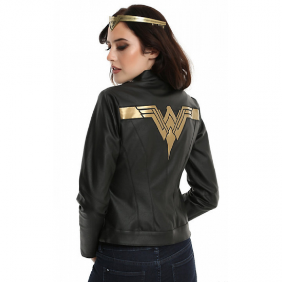 Batman Logo Wonder Women Logo Justice League Gal Gadot Costume Jacket