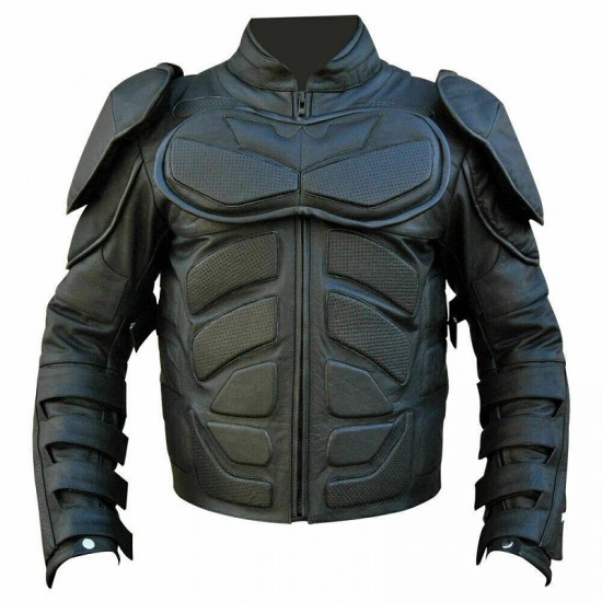 Batman The Dark Knight Rises Motorcycle Biker Leather Jacket