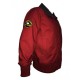 Baywatch Men's Red Lifeguard Cotton Bomber Jacket