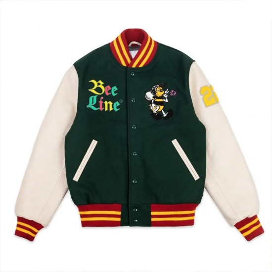 Bee Line Green Varsity Jacket