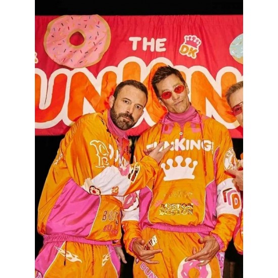 Ben Affleck Super Bowl Dunkings Donuts Jacket