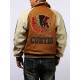 Big Chief Curtis Leather Bomber Jacket