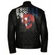 Biker American Skull Leather Jacket