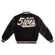 Black Fives Basketball Varsity Jacket