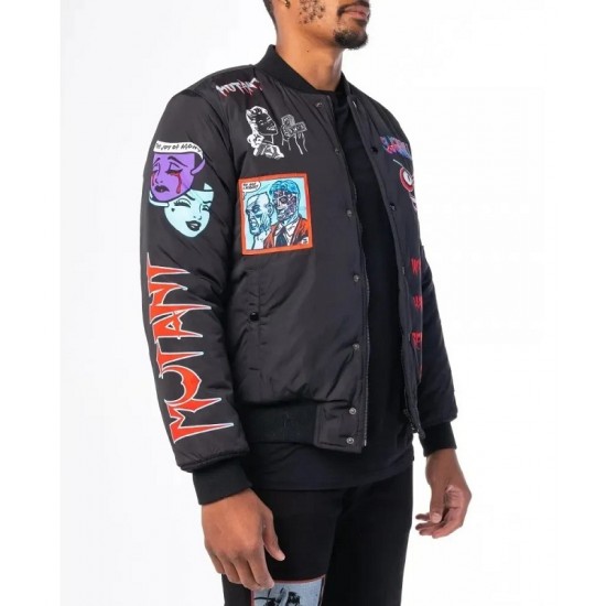 Black Mutant Bomber Jacket