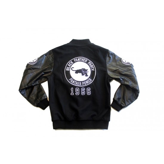 Black Panther Black Varsity Jacket